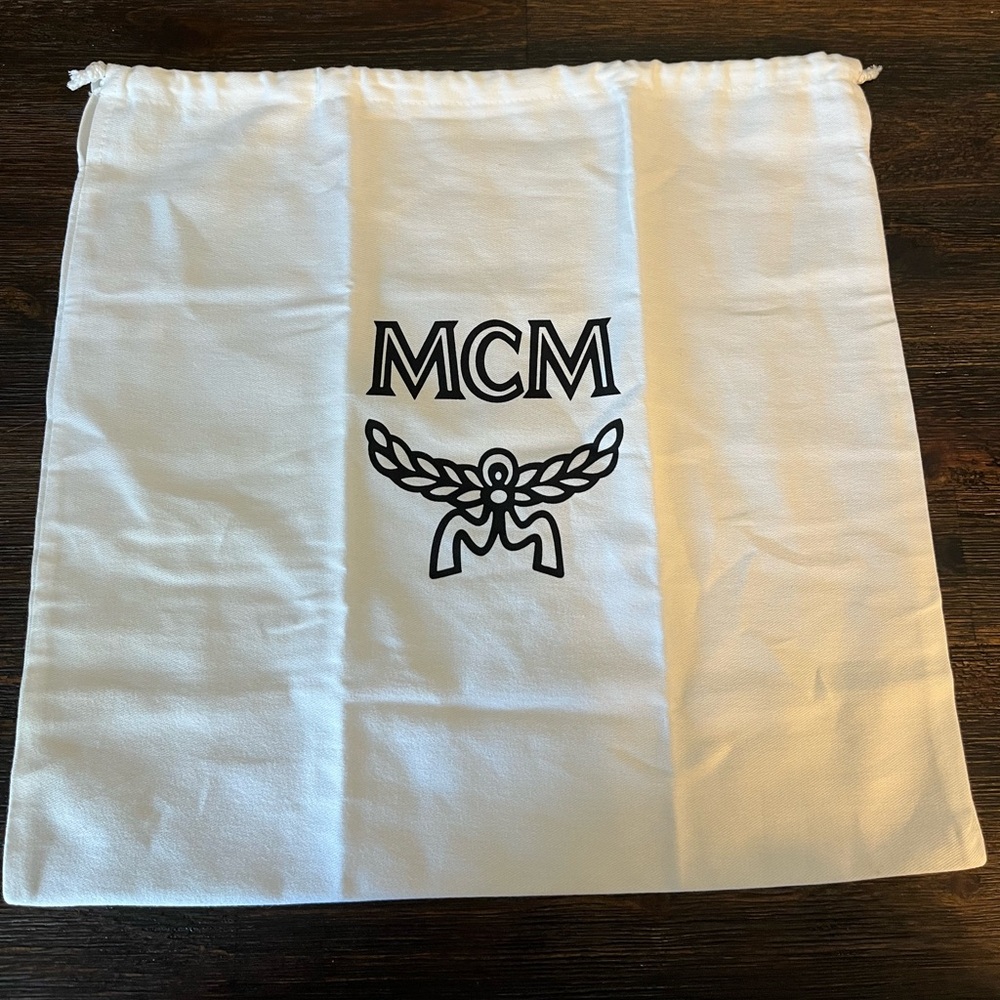 Mcm drawstring dust bag